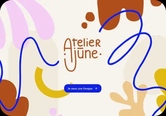 Atelier June landing page
