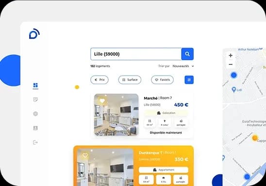 LivinFrance search results page