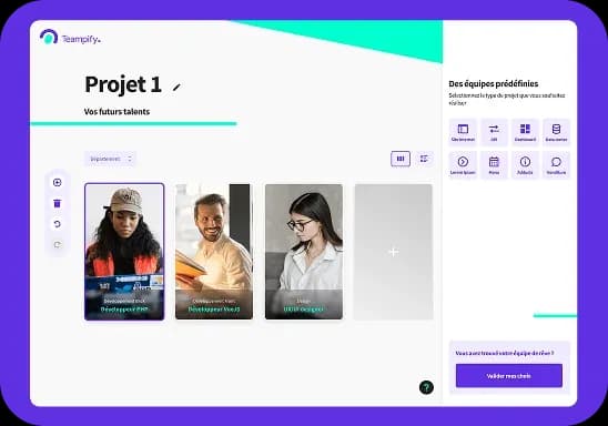 Teampify project dashboard
