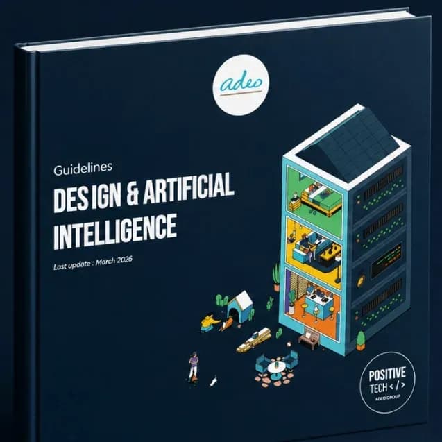 Cover of the ADEO group's Design & Artificial Intelligence guidelines